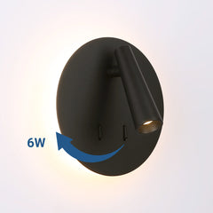 Aplique de pared "FELAM" - 3W + 6W - 2700K - CRI 85