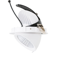 Downlight LED basculante empotrable - Chip especial para comercios - 40W