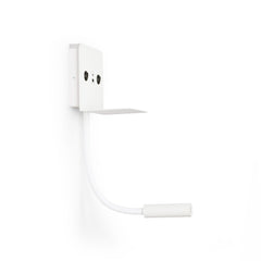 Aplique de pared para lectura "SLANGE 2" - 3W + 6W - Puerto USB + USB-C