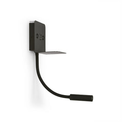 Aplique de pared para lectura "SLANGE 2" - 3W + 6W - Puerto USB + USB-C