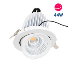 Downlight LED basculante empotrable - Chip especial para comercios - 40W