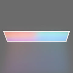 Plafón de techo LED Backlight - 120x30cm - 36W - CCT + RGB IC - Con mando a distancia