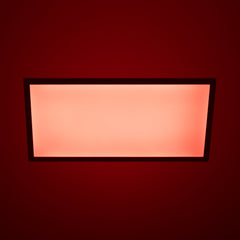 Plafón de techo LED Backlight - 60x30cm - 22W - CCT + 2RGB - Retroiluminado