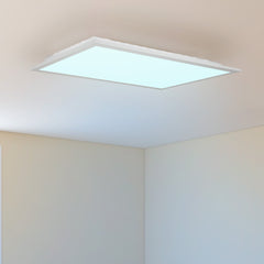 Plafón de techo LED Backlight - 60x30cm - 22W - CCT + 2RGB - Retroiluminado