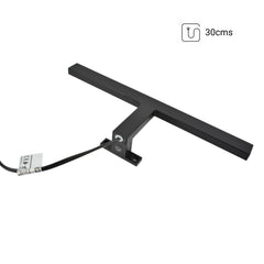 Aplique espejo baño LED - 30cm - 5W | Fijación en espejo y mueble
