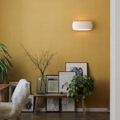 Aplique de pared de escayola "DUNA" - Up & Down - 370 mm - E27