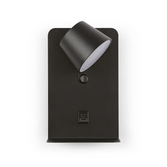 Aplique de pared para lectura "BASKOP" - Puerto USB + USB-C - 6W