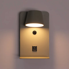 Aplique de pared para lectura "BASKOP" - Puerto USB + USB-C - 6W