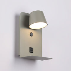 Aplique de pared para lectura "BASKOP" - Puerto USB + USB-C - 6W