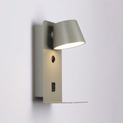 Aplique de pared para lectura "BASKOP" - Puerto USB + USB-C - 6W