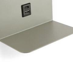 Aplique de pared para lectura "BASKOP" - Puerto USB + USB-C - 6W