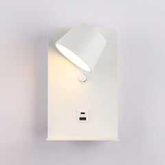 Aplique de pared para lectura "BASKOP" - Puerto USB + USB-C - 6W