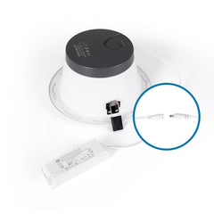 Downlight LED IP44 potencia ajustable 20W/25W/30W - CCT - 100lm/W - Corte Ø 200mm