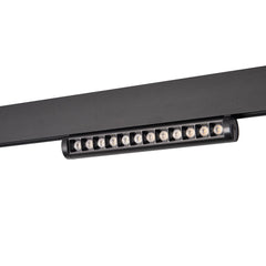 Foco lineal orientable para carril magnético 48V- 12W - Chip OSRAM - UGR18 - CRI90