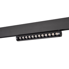 Foco lineal orientable para carril magnético 48V- 12W - Chip OSRAM - UGR18 - CRI90