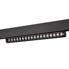 Foco lineal orientable para carril magnético 48V - 18W - Chip OSRAM - UGR18 - CRI90