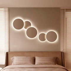 Aplique de pared circular "Eclipse" 9W - Chip Samsung - Luz cálida - IP44 - Ø 20cm
