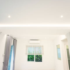 KIT x 10 - Aro downlight basculante + Bombilla GU10 5W + Casquillo GU10