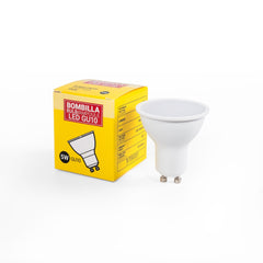 KIT x 10 - Aro downlight basculante + Bombilla GU10 5W + Casquillo GU10