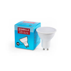 KIT x 10 - Aro downlight basculante + Bombilla GU10 5W + Casquillo GU10