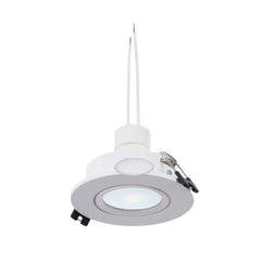 KIT x 10 - Aro downlight basculante + Bombilla GU10 5W + Casquillo GU10