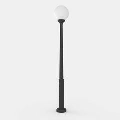 Poste de luz exterior "GLOBE 400 MODERN" Fumagalli - 4 opciones - E27