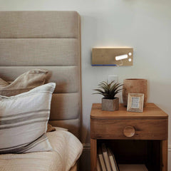 Aplique de pared para lectura con puerto USB "Kerta" - Iluminación doble - 3W+7W