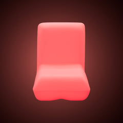 Asiento luminoso LED RGBW - 16W - Recargable