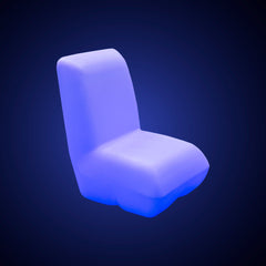Asiento luminoso LED RGBW - 16W - Recargable