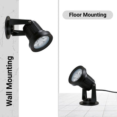 Kit x 4 focos solares exterior con panel solar - 5W - IP66 - 3000K