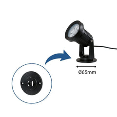 Kit x 4 focos solares exterior con panel solar - 5W - IP66 - 3000K