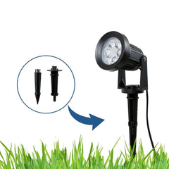 Kit x 4 focos solares exterior con panel solar - 5W - IP66 - 3000K