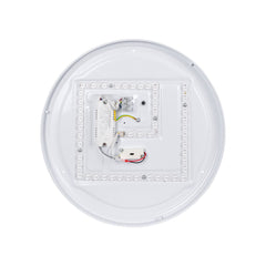 Lámpara de techo LED CCT tipo plafón - 36W - Efecto madera - Ø50cm