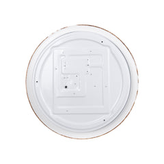 Lámpara de techo LED CCT tipo plafón - 36W - Efecto madera - Ø50cm