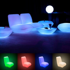 Asiento luminoso LED RGBW - 16W - Recargable