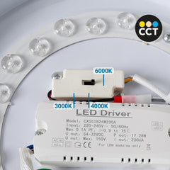 Lámpara de techo LED tipo plafón - CCT - 14W - Ø27cm