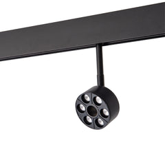 Luminaria circular LED para carril magnético 48V - Ø7cm - 6W - CRI90 - UGR18 - OSRAM