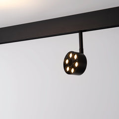 Luminaria circular LED para carril magnético 48V - Ø7cm - 6W - CRI90 - UGR18 - OSRAM
