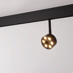 Luminaria circular LED para carril magnético 48V - Ø7cm - 6W - CRI90 - UGR18 - OSRAM