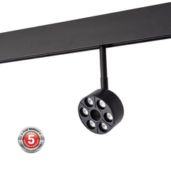 Luminaria circular LED para carril magnético 48V - Ø7cm - 6W - CRI90 - UGR18 - OSRAM