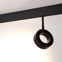 Luminaria circular LED para carril magnético 48V - Ø11,5cm - 12W - CRI90 - UGR18 - OSRAM