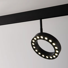Luminaria circular LED para carril magnético 48V - Ø16cm - 18W - CRI90 - UGR18 - OSRAM