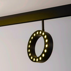Luminaria circular LED para carril magnético 48V - Ø16cm - 18W - CRI90 - UGR18 - OSRAM