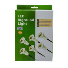 Kit de 6 luces de escalera 0,6W 12V-DC Ø26x41mm