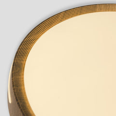 Plafón de techo LED CCT - 24W - Efecto lateral - Color madera Ø40cm