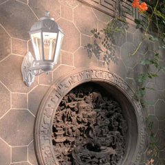 Aplique de pared tipo farol FUMAGALLI "BISSO/SABA" - E27 - IP55