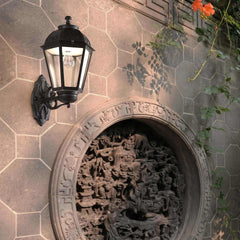 Aplique de pared tipo farol FUMAGALLI "BISSO/SABA" - E27 - IP55