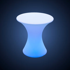 Mesa luminosa LED RGBW - 58 x Ø60 cm - 12W - Recargable