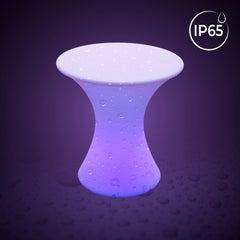 Mesa luminosa LED RGBW - 58 x Ø60 cm - 12W - Recargable