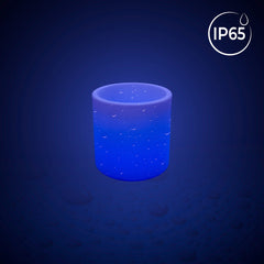 Macetero cilíndrico LED RGBW - 5W - 40 x Ø 40cm - Recargable